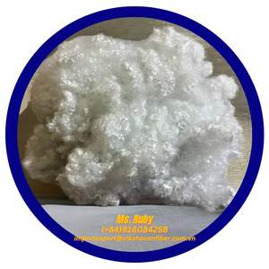 Vikohasan 7D HCS Fibra de Poliestireno Reciclado Blanca para Relleno de Cojines, Almohadas, Juguetes de Peluche y Sofás, Fibra Discontinua Siliconada Hueca - Product Image 4