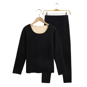 Wholesale Comfortable Women's Long Johns Warm Crew Neck <b>Thermal</b> <b>Underwear</b> with Long Sleeves Breathable and Seamless for <b>Ladies</b> - Product Image 1
