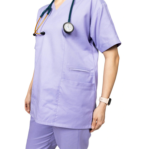 2026 Women's Comfortable Design Lab Coat Full Sleeves High Quality Hospital Uniforms Printed Techniques scrub Uniform - Product Image 2