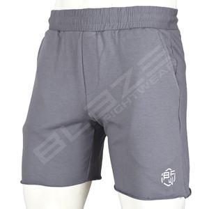 Short de gymnastique athlétique personnalisé pour hommes avec fentes latérales et poche arrière Short de survêtement de musculation décontracté pour motards avec poches zippées - Product Image 1