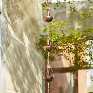 Cadena Decorativa para Lluvia, Moderna y Elegante, para Canaletas de Techo y Jardines - Product Image 6