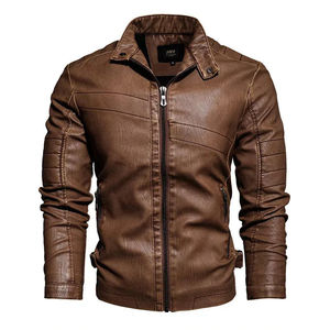 Veste en cuir pour homme 2026, style tendance, en cuir de vachette 100 % authentique, nouveau design et très actuel. - Product Image 1