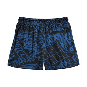 กางเกงขาสั้นเอวสูงผ้าตาข่ายสำหรับผู้ชาย แบบสั่งทำพิเศษ ขนาด 5-7 นิ้ว แห้งเร็ว ระบายอากาศได้ดี ผลิตจากโพลีเอสเตอร์/คอตตอน เหมาะสำหรับใส่ลำลอง ออกกำลังกาย เล่นเบสบอล และฟิตเนส - Product Image 2