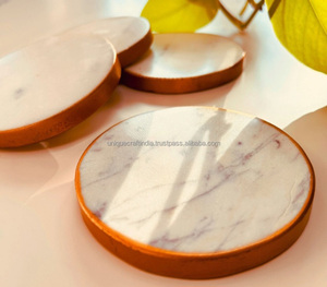 Posavasos de piedra de alabastro Natural de estilo moderno, juego de decoración de mesa de Hotel de pizarra hecha a mano, almohadillas/alfombrillas de fábrica directa - Product Image 6