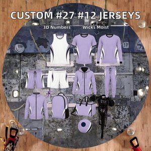 Maillot de basket-ball personnalisé, uniforme d'équipe brodé, kit sportif en polyester 3D, sans manches et à manches courtes pour adultes - Product Image 6