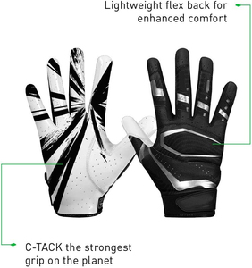 Gants de football, gants de receveur adhérents pour enfants, gants de football à super adhérence, meilleur cadeau pour les garçons et les filles - Product Image 1