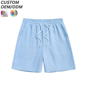 Mens Solid Board Shorts Mid Casual Sports Style Lightweight Waterproof Breathable Eco-Friendly Custom Logo OEM ODM Wholesale - Product Image 1