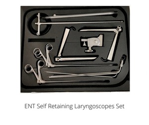 Ensemble de laryngoscopes optiques ORL de haute qualité, instruments de chirurgie endoscopique laryngée auto-fixants, certifiés CE - Product Image 4