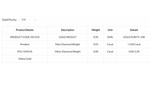 Pendentif solitaire infini en diamant de laboratoire taille poire, étincelant, élégant et classique, cadeau de bijoux pour femme pour occasion spéciale - Product Image 6