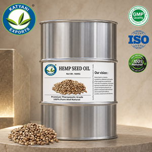 Huile de graines de chanvre Sativa de qualité supérieure 5KG 100% pure et naturelle – Huile végétale de base en gros – Fournisseur indien pour l'exportation en vrac - Product Image 4