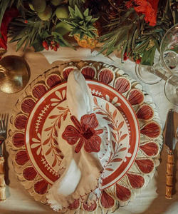 Elegant Natural Woven Table Protector Eco-Friendly <b>Kitchen</b> <b>Accessory</b> Durable Handmade Raffia Placemat - Product Image 3