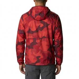 New Style <b>Mens</b> Red Camouflage Hooded Windbreaker <b>Jacket</b> Lightweight Waterproof Zip Up Outdoor <b>Running</b> Hiking Sportswear Coat - Product Image 5