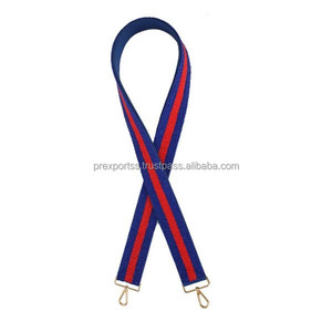 Handmade Custom Vintage Striped <b>Adjustable</b> Fabric Belt with Crossbody Shoulder <b>Strap</b> Hooks-Wholesale - Product Image 3