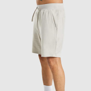 Servicio OEM de suministro al por mayor a precio de fábrica para compradores mayoristas / Pantalones cortos modernos para hombre con cordones y diseño de logotipo personalizado - Product Image 3