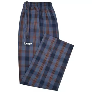 Women Flannel Hip Hop Wide Leg Pajama Pants Full Length Drawstring Waist High Rise Loose Fit 100% Cotton Casual Winter Sleep - Product Image 1
