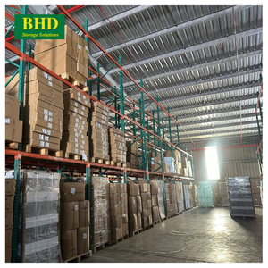 ชั้นวางสินค้าแบบพาเลท BHD เวียดนาม 5 ชั้น รูปทรงหยดน้ำ เคลือบเหล็ก ชั้นวางแบบซ้อนได้ ป้องกันการกัดกร่อนอย่างดี ได้รับการรับรองมาตรฐาน RMI - Product Image 6