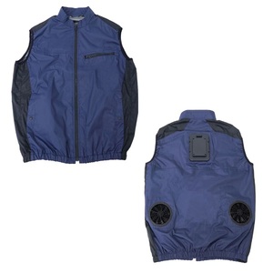 Gilet de travail ventilé avec plaque de refroidissement, vêtement climatisé avec ventilateur USB pour le travail en extérieur (batterie non incluse) - Product Image 1