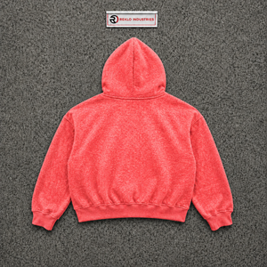 NOUVEAU SWEAT À CAPUQUE ZIPPÉ POUR HOMME EN POLAR CORAIL QUALITÉ SUPÉRIEURE, DESIGN IMPRIMÉ, LOGO AVANT, CUT REGULAR, POUR L'AUTOMNE - Product Image 6