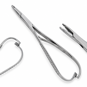 Pinza para colocar ligaduras Mathieu Hole Tip de 5.5 pulgadas, instrumento quirúrgico de ortodoncia, personalizado para uso hospitalario, certificado CE - Product Image 4