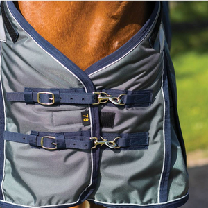 Mantas para Caballos de Alta Calidad, Diseño Superior, Personalizadas, Profesionales, Ligeras, Impermeables, Transpirables, de Color Sólido, para Montar a Caballo - Product Image 6