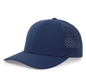 Men & Women Waterproof Golf Hat 6 Panel Curved Cut Hole Breathable Adjustable Fit Sports Hat Brim Laser Wholesale Custom Hat - Product Image 4