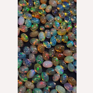 1325 piezas de ópalo etíope natural con fuego, cabujón ovalado de 6x4mm, 423 quilates, Iroc Sales, gemas sueltas de buena calidad, US$339 en total - Product Image 2
