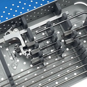 Ensemble d'extracteurs lombaires Clear Line LX en acier inoxydable, instruments chirurgicaux orthopédiques, classe II, certifié CE, manuel - Product Image 5
