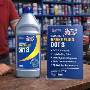 Liquide de frein hydraulique DOT 3 1 L, huile de frein hydraulique, liquide de frein pour voiture, moto, camion, fabricant OEM, fournisseur d'usine - Product Image 1