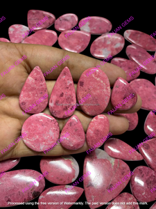 Cabujón de Tulita Rosa Natural de la Mejor Calidad, Piedra Preciosa Suelta para Joyería, Cristal Curativo, Lote de Joyería al por Mayor FAIJAN GEMS - Product Image 2