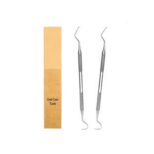 NEW Manual Dental <b>Tooth</b> Cleaning Kit Dentist <b>Scraper</b> Pick Tool Calculus Plaque Floss Remover 5 PC Stainless Steel CE Certified - Product Image 5