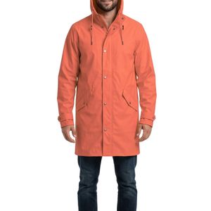 Vestes de pluie de protection haut de gamme, orange de sécurité, haute visibilité, tissu respirant et hydrofuge, pour interventions d'urgence - Product Image 1
