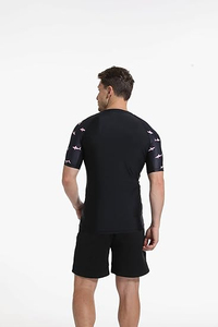 เสื้อรัดรูปแขนสั้นผู้ชาย แห้งเร็ว สำหรับออกกำลังกายและเล่นกีฬา - Product Image 3