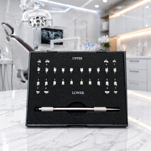 Brackets de Cerámica Pasivos Autoligables Snowy para Ortodoncia, Transparentes, Estéticos, Baja Fricción, Alta Resistencia, Uso Dental, Manual - Product Image 1