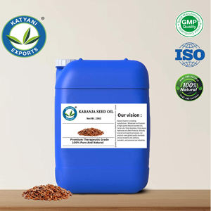 Aceite Portador de Semillas de Karanja de Alta Pureza (Pongamia pinnata) Prensado en Frío para Formulaciones Cosméticas, Exportador Katyani Exports - Product Image 4