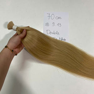 Fourniture en vrac de cheveux humains vietnamiens lisses naturels de qualité superbe 9.13 couleur Double dessiné 12 pouces - Product Image 4