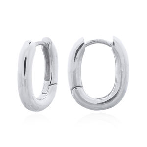 Elegantes Aros Ovalados Tipo Donut con Bisagra Segura de Tailandia - Product Image 2