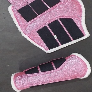 Botas de piel de oveja con purpurina questrian aux, botas de cepillado suave ajustables, cómodas tiendas de ropa de equitación en línea - Product Image 6