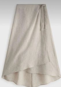 Factory Price <b>Boho</b> Wrap Maxi <b>Skirt</b> Cotton Festival <b>Skirt</b> Cream Tribal Print <b>Skirt</b> Summer Beach <b>Skirt</b> Bohemian <b>Skirt</b> - Product Image 2