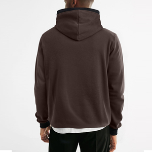 Sweat-shirts à capuche surdimensionnés respirants de haute qualité pour garçons, fournisseur direct d'usine, en coton, pour hommes. - Product Image 2