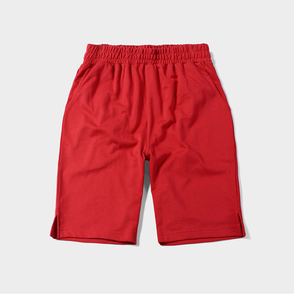 กางเกงขาสั้นสตรีทแวร์ทรงกลางเอวผูกเชือก ผ้าวอชด์คุณภาพสูง ขอบดิบ แต่งโลโก้ตามสั่ง หนานุ่ม ซักย้อมสีแบบแอซิดวอช - Product Image 5