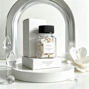 Impression sérigraphique sur bouteilles en plastique, bouteille carrée transparente en PET de 50 ml pour produits de santé - Product Image 5