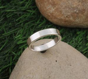 Minimalist Classic 925 Silver Band <b>Ring</b> Simple Dainty Stackable <b>Finger</b> <b>Rings</b> for Women Wedding & Party Bulk - Product Image 2