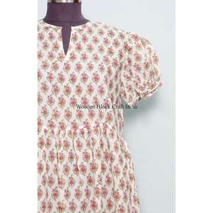 Vestido floral informal de longitud media para mujer, perfecto para uso diario o ocasiones especiales, tela de alta calidad y hermoso estampado floral - Product Image 2