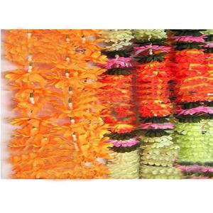 Guirlandes de fleurs artificielles colorées modernes faites à la main en fibre de verre, durables, pour la décoration de mariage pour les événements indiens - Product Image 6