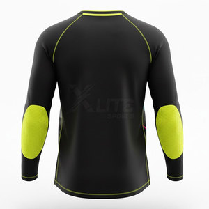 Moisture Control Plus Size <b>Long</b> Sleeve Goalkeeper Jersey Football Sportswear 100% Polyester for <b>Match</b> Performance Training Daily - Product Image 2