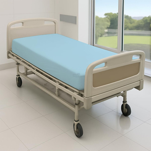 Ropa de Cama de Algodón Blanco para Hotel, Sábana Plana de Satén de Sarga Lisa para Uso Hospitalario - Product Image 2