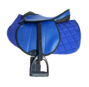 Selle de course en cuir véritable de haute qualité, noire, de style western, pour l'équitation, la dressage et les courses, fabriquée en cuir - Product Image 5