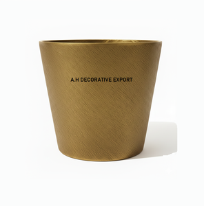 Macetero de Aluminio Negro Mate - Florero y Maceta Modernos Minimalistas para Mesa de Boda, Decoración Ecológica para Interiores y Exteriores - Product Image 6