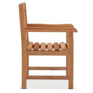 Fauteuil de jardin en teck massif moderne et luxueux, résistant aux intempéries, meubles d'extérieur pour patio - Product Image 3