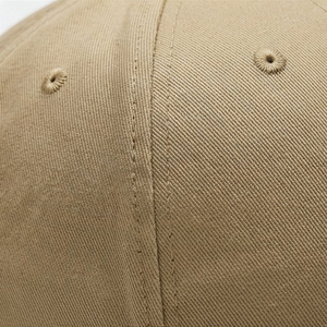 Casquette de baseball classique de luxe à 6 panneaux, bord incurvé structuré, couleur personnalisée, boucle réglable, unisexe, logo personnalisé, 100% coton - Product Image 5
